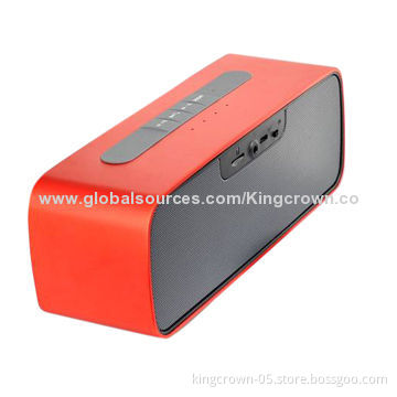 Bluetooth speaker with aluminum case TF card handsfree calling